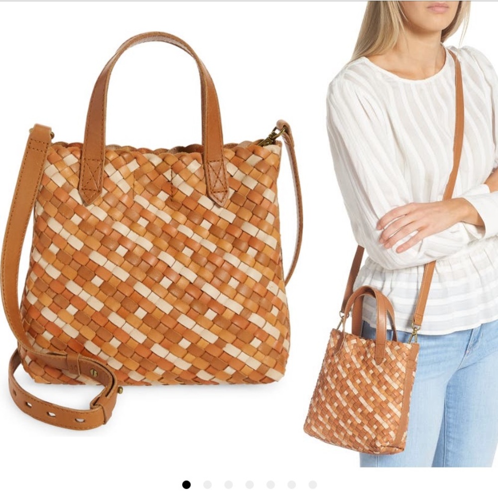 Madewell Small Transport Crossbody - Woven Leather